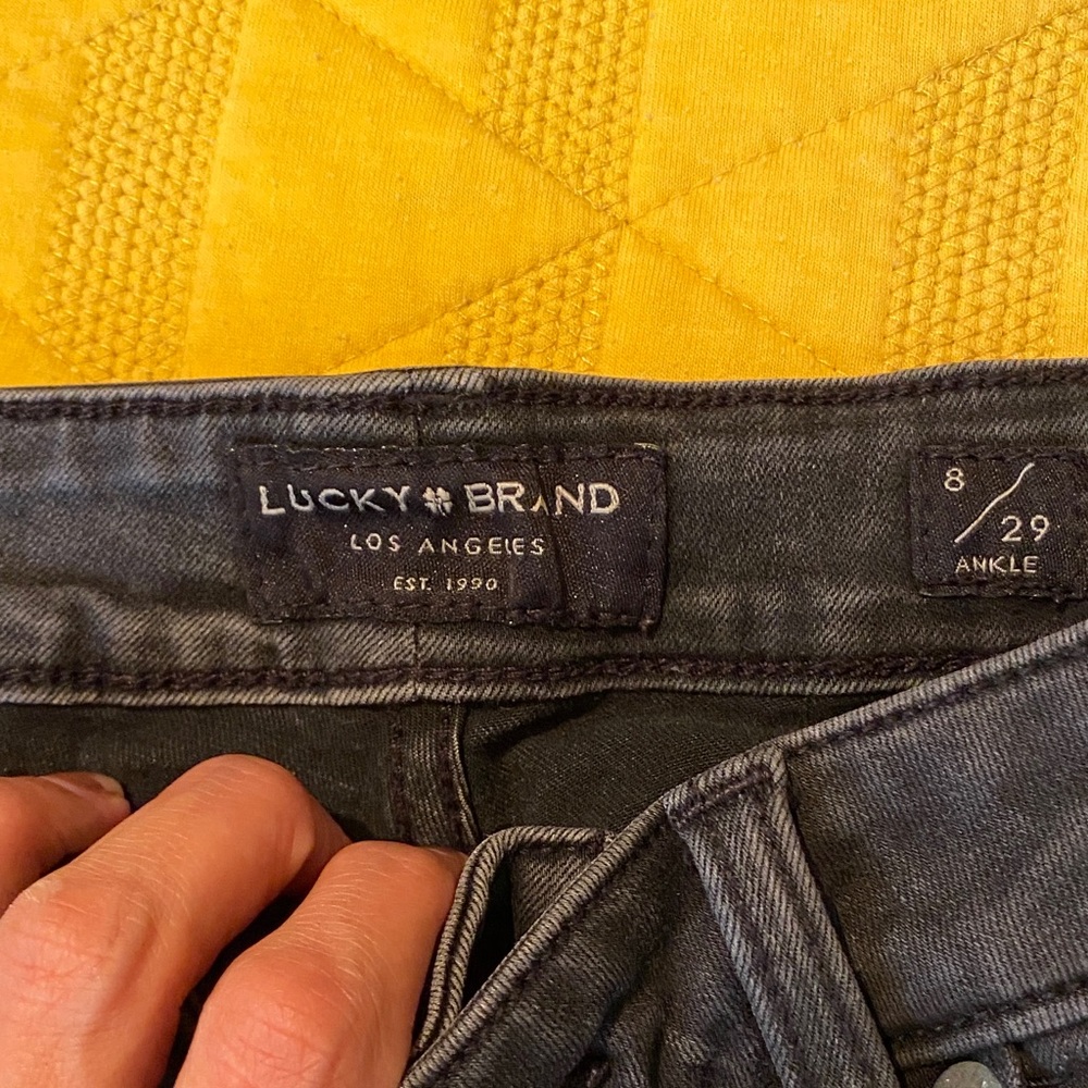 Lucky Brand Charcoal Ankle Jeans